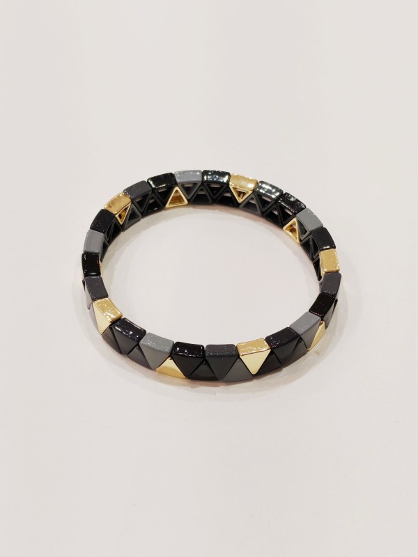 Bracelet  élastique en métal BR161 2