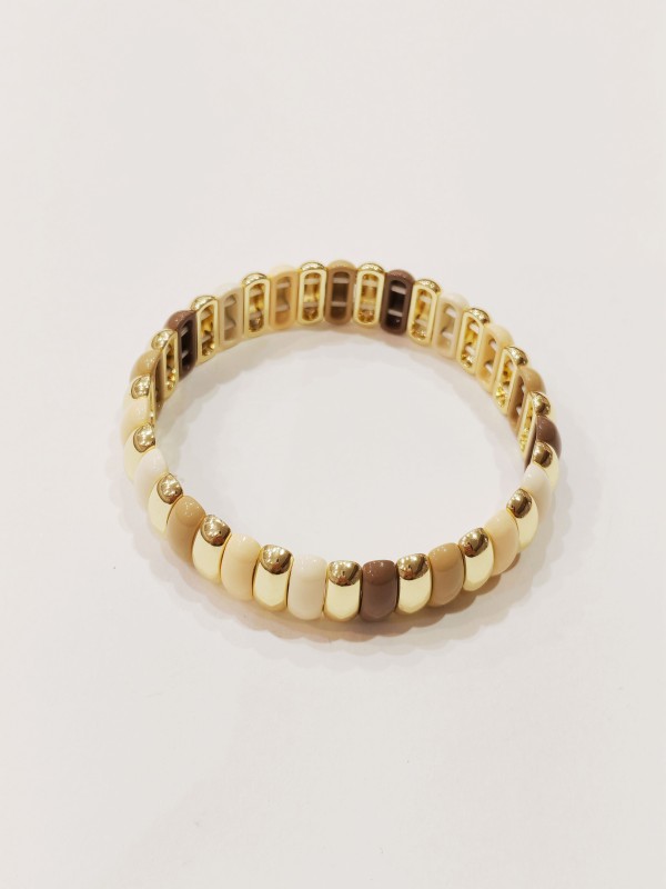 Bracelet  élastique en métal  BR162 2