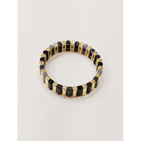Bracelet  élastique en métal BR164