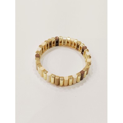 Bracelet  élastique en métal BR164 2