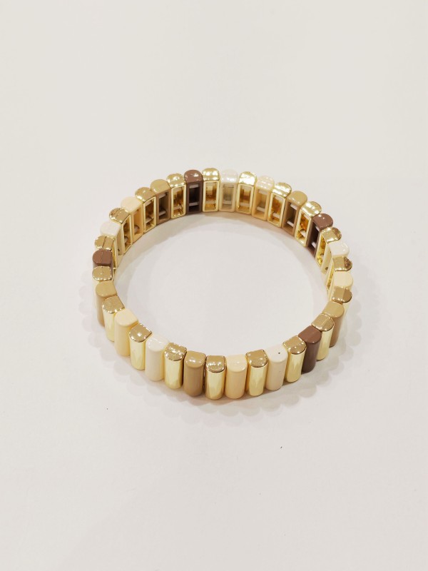Bracelet  élastique en métal BR164 2