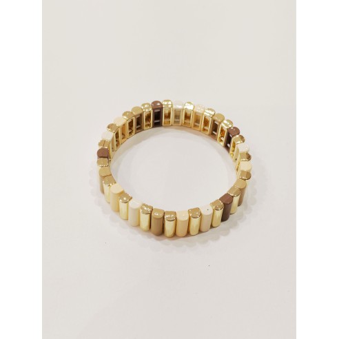 Bracelet  élastique en métal BR164