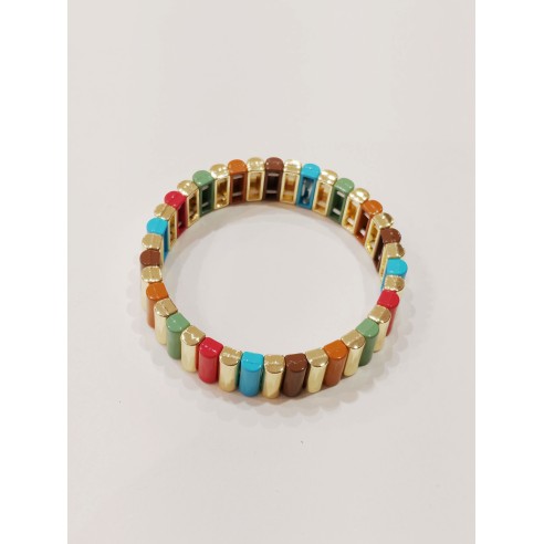 Bracelet  élastique en métal BR164