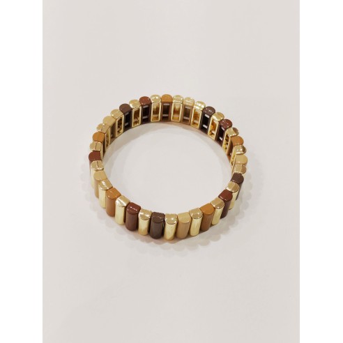 Bracelet  élastique en métal BR164