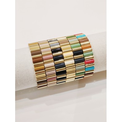 Bracelet  élastique en métal BR164