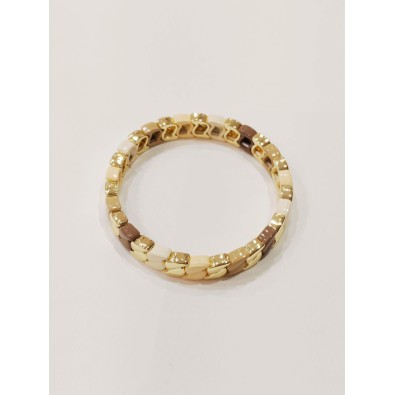 Bracelet  élastique en métal BR165 2