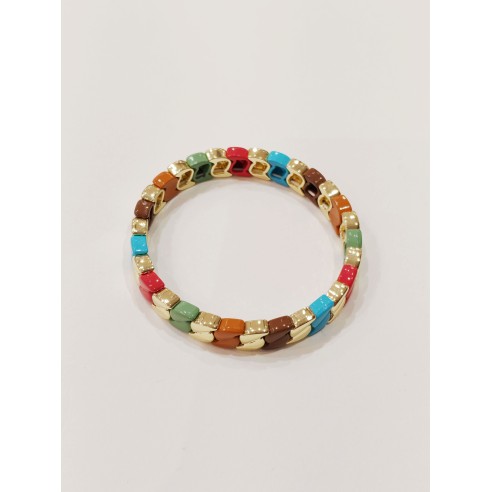 Bracelet  élastique en métal BR165