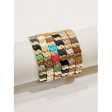 Bracelet  élastique en métal BR165