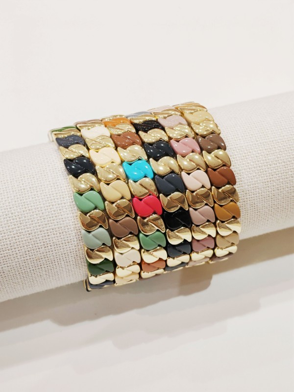 Bracelet  élastique en métal BR165