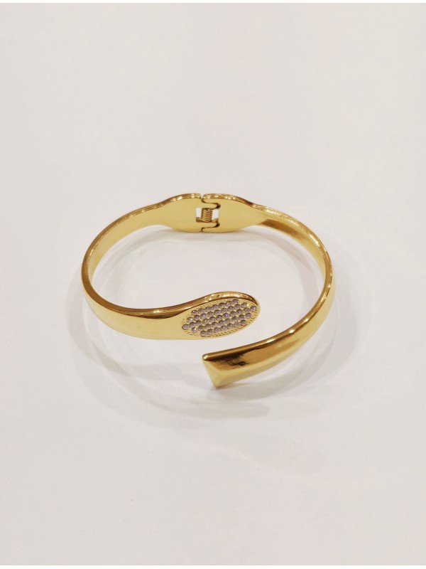 Bracelet jonc acier inoxydable J204