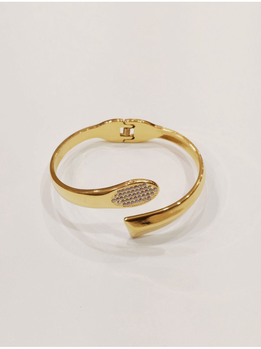 Bracelet jonc acier inoxydable J204