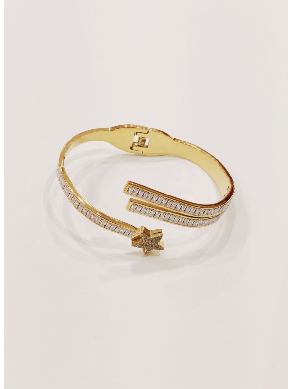Bracelet jonc acier inoxydable J221