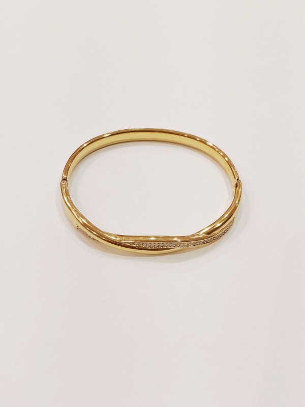 Bracelet jonc acier inoxydable J222