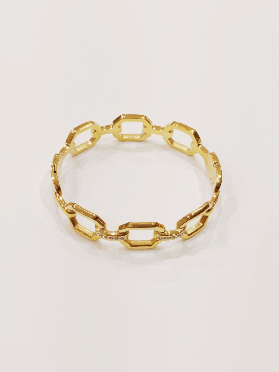 Bracelet jonc acier inoxydable J224