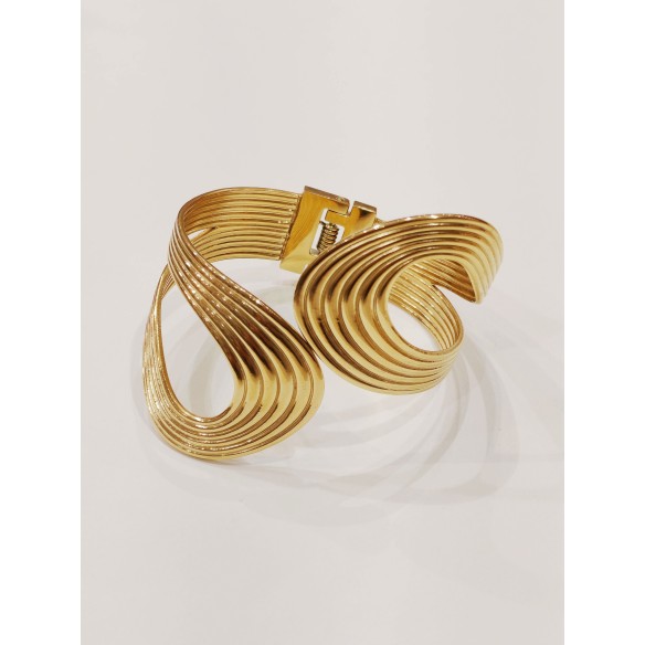 Bracelet jonc acier inoxydable J226