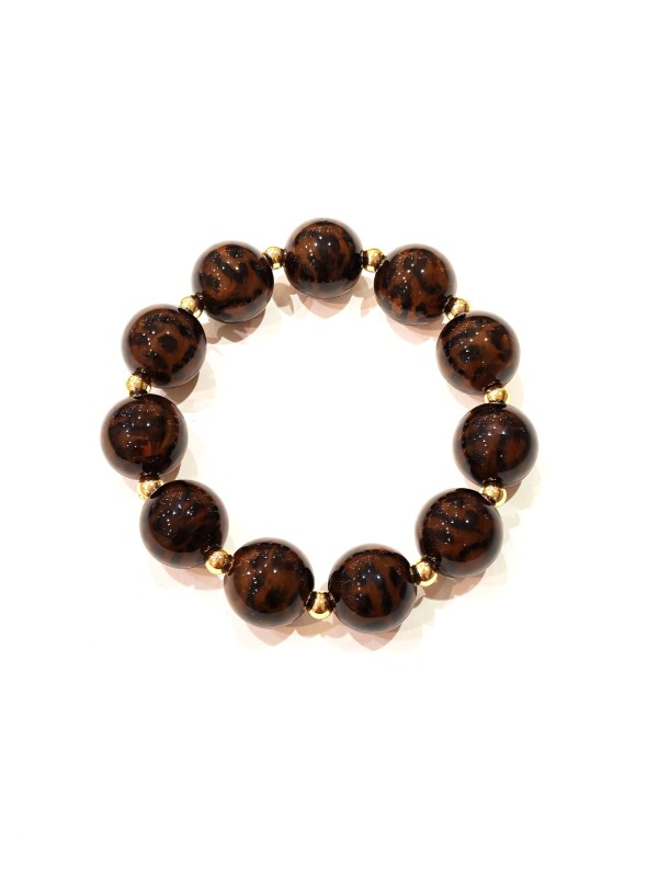Bracelet  en acier et résine B323