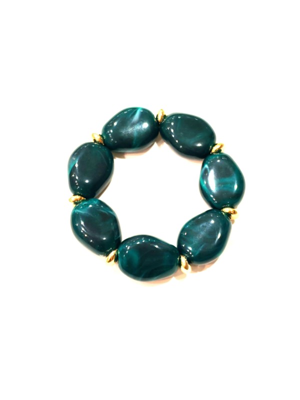 Bracelet en résine et acier B324