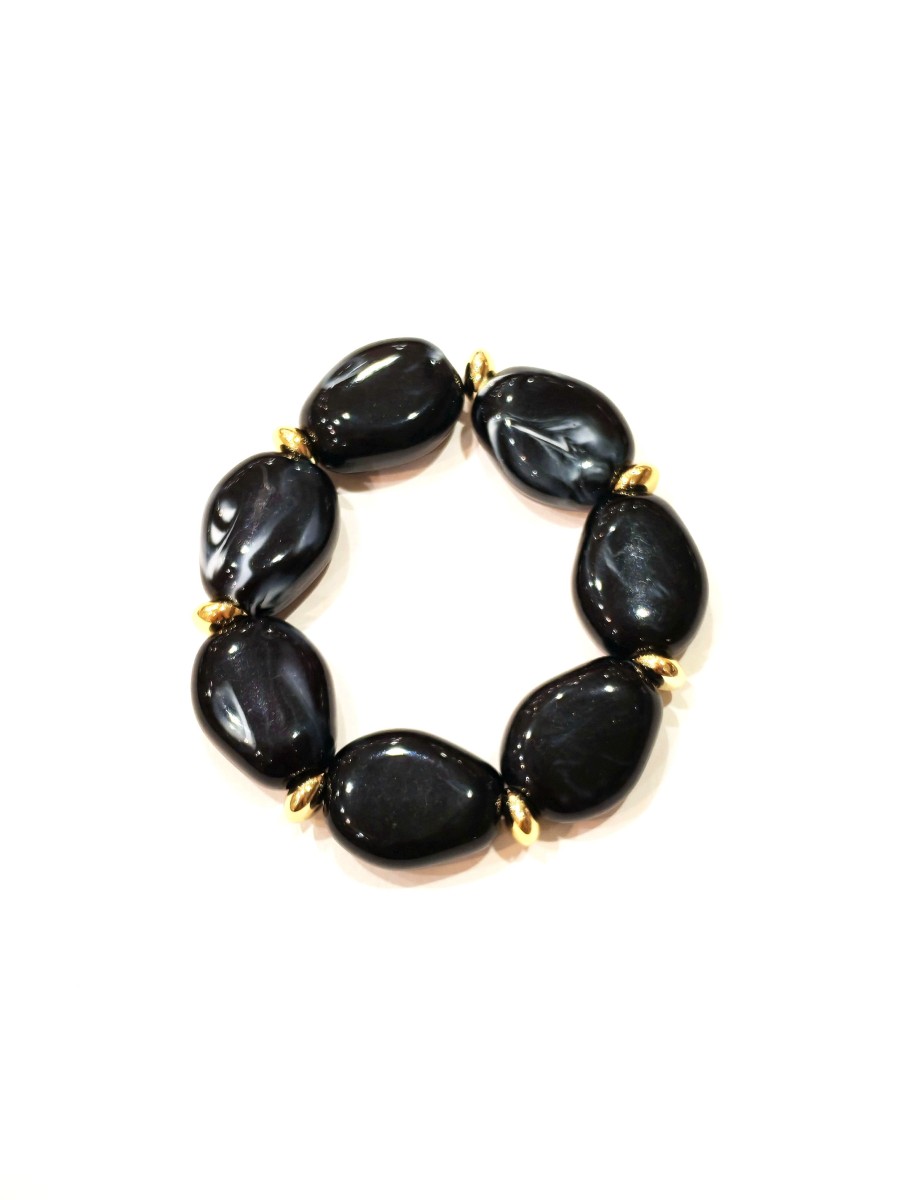 Bracelet en résine et acier B324