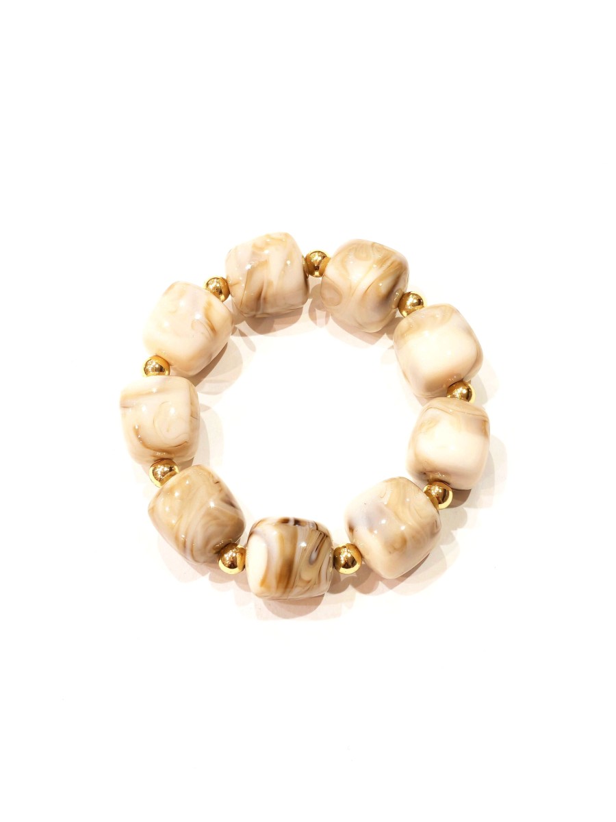 Bracelet en résine et acier B325