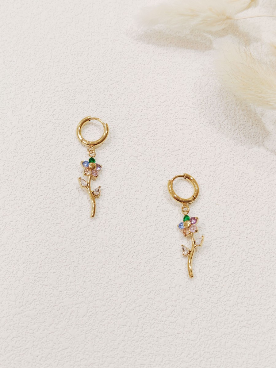 Boucles d'oreilles acier inoxydable E564