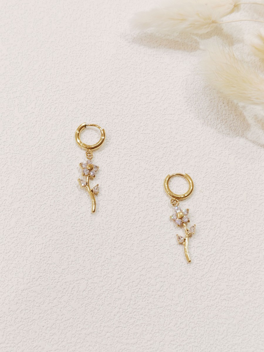 Boucles d'oreilles acier inoxydable E564