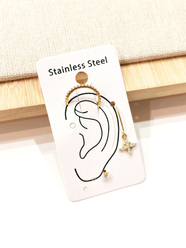 Boucles d'oreilles en acier inoxydable E569