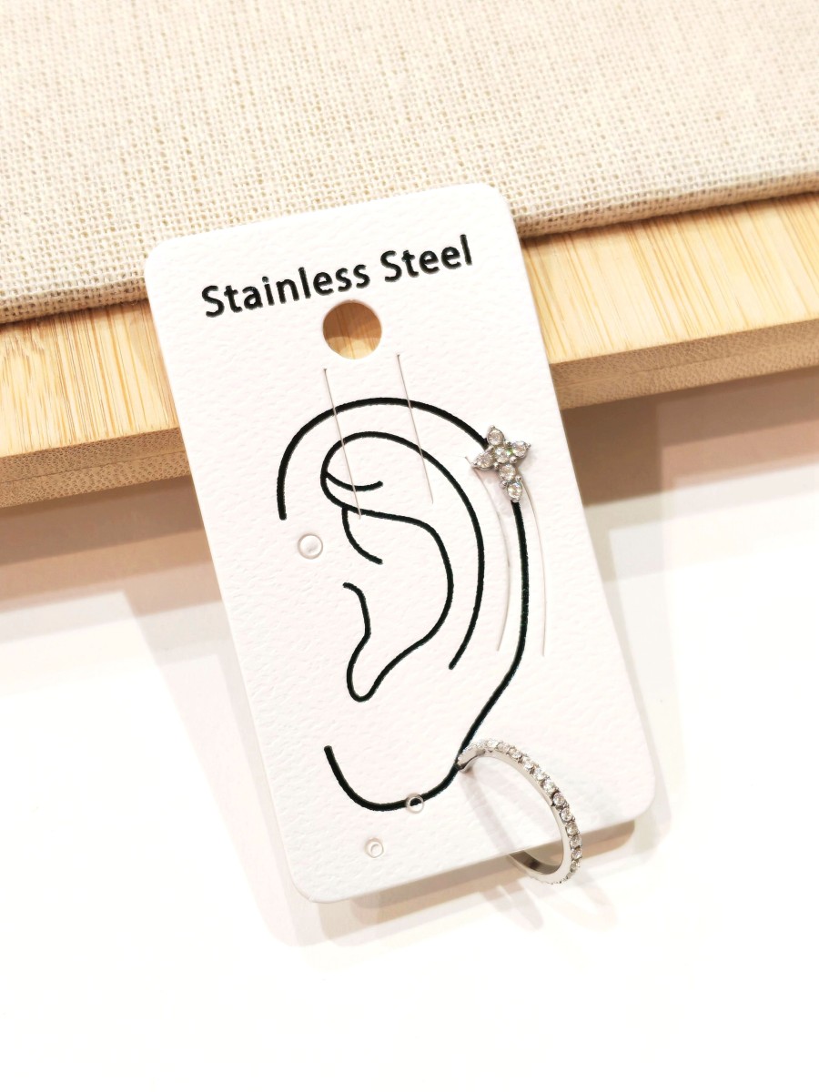 Boucles d'oreilles en acier inoxydable E572