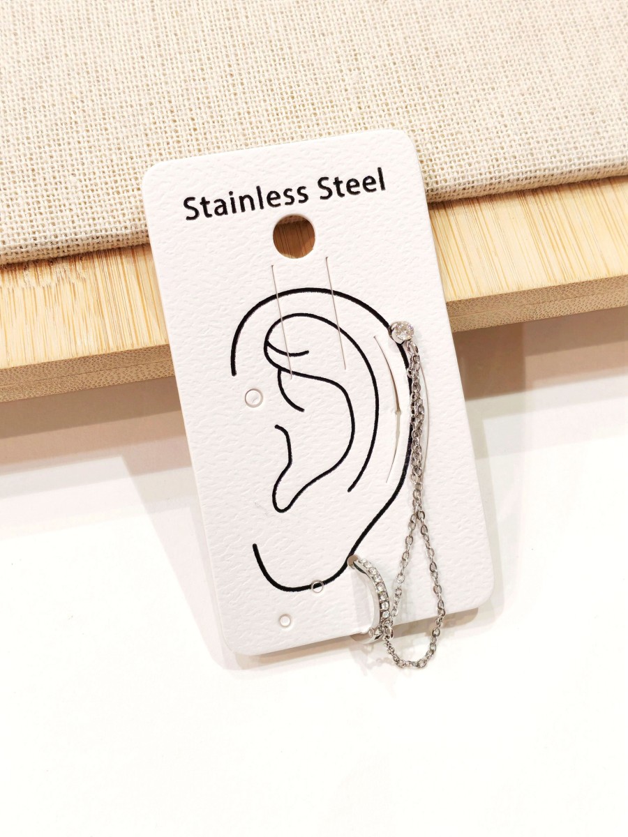 Boucles d'oreilles en acier inoxydable E574