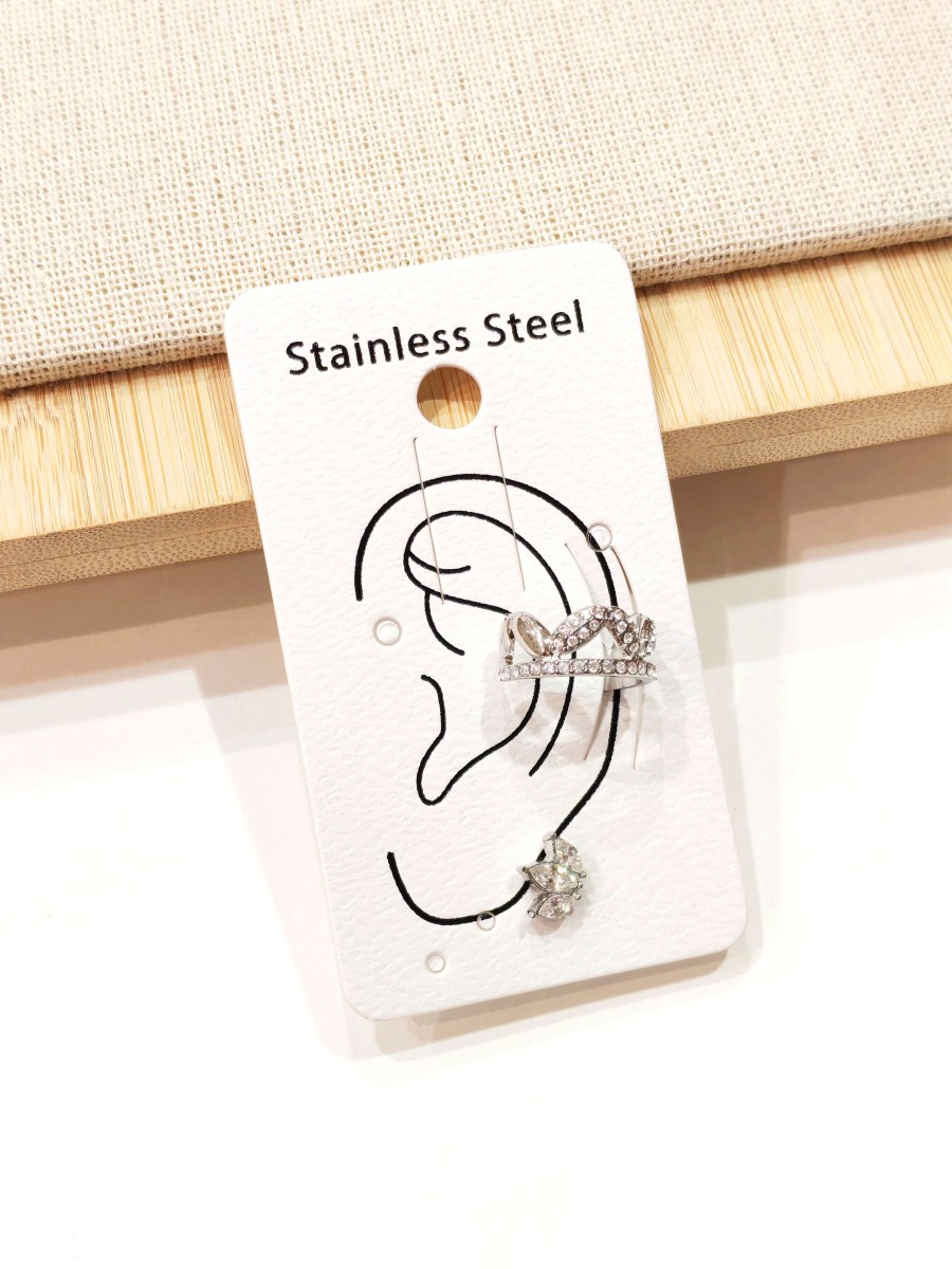 Boucles d'oreilles en acier inoxydable E575