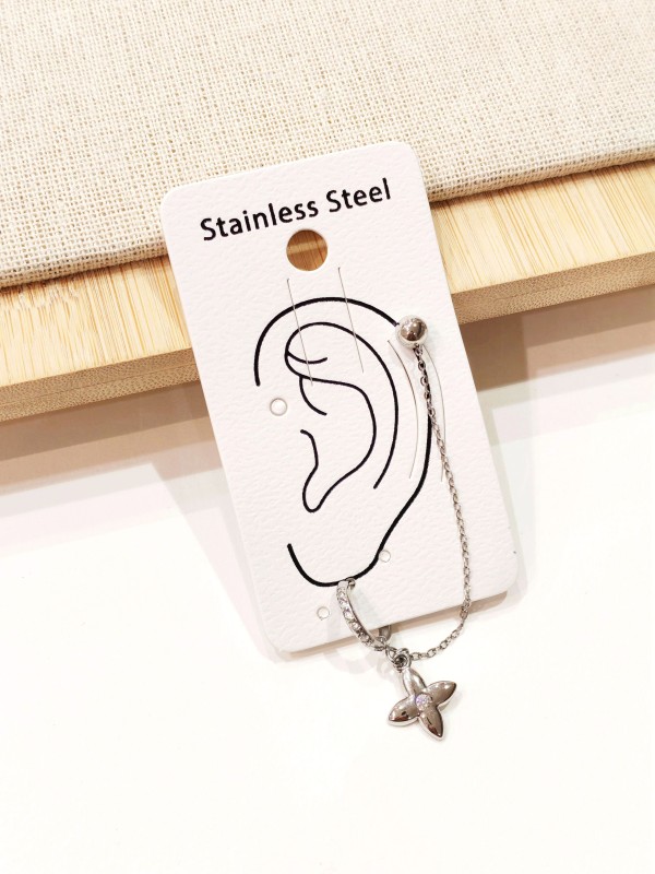 Boucles d'oreilles en acier inoxydable E576 2