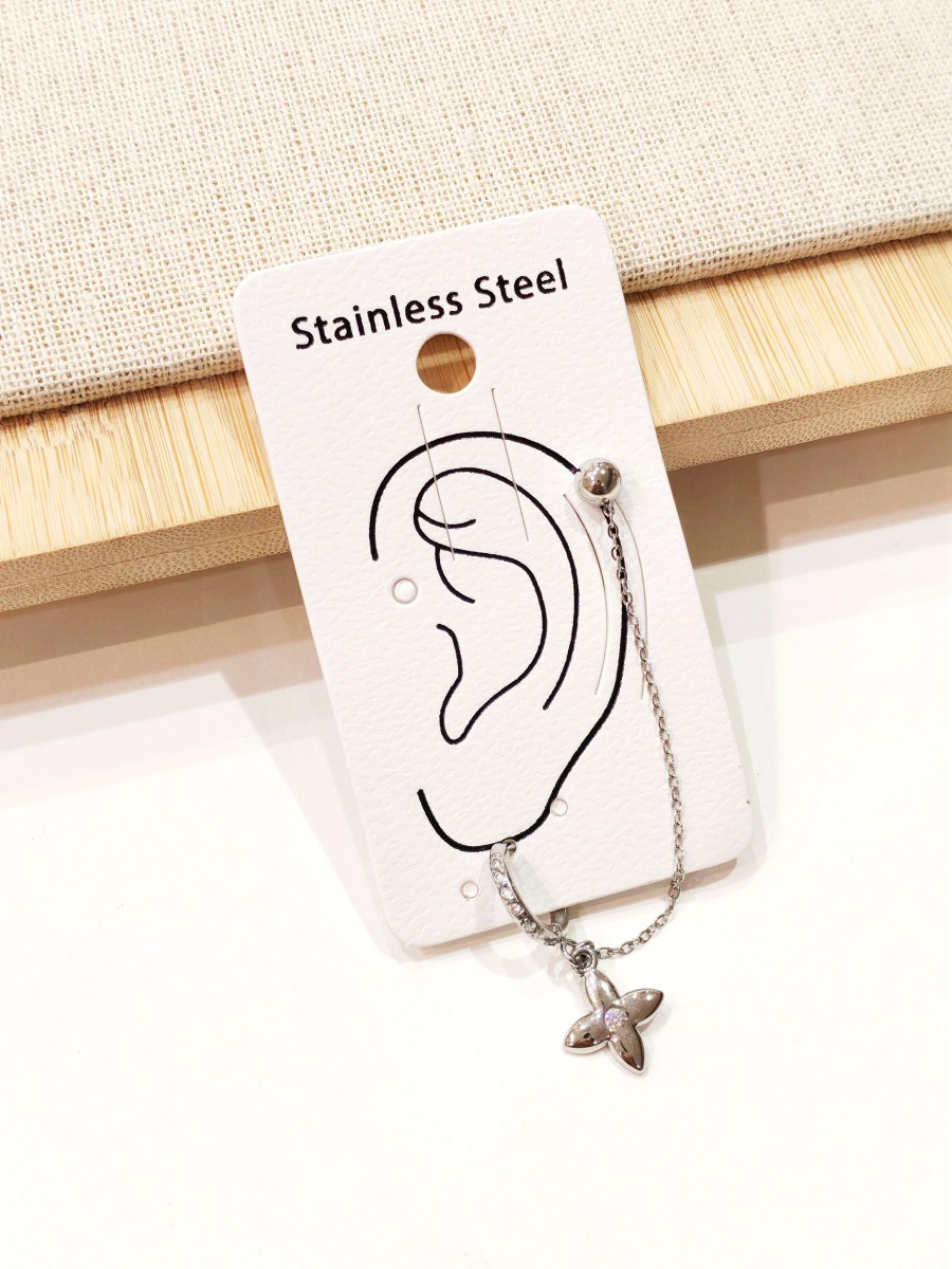 Boucles d'oreilles en acier inoxydable E576